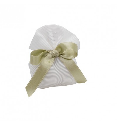 IN25356 Sacchetto c/piega 8x14 Atene rigato PANNA