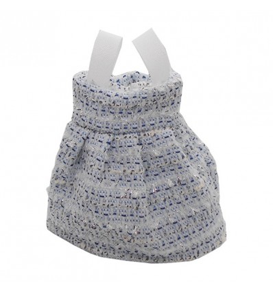 IN25062-BL Vestitino Parigi h12 portaconfetti BLU