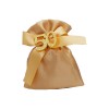 CK9079-ORO Sacchetto 10x13 raso c/appl.50 ORO