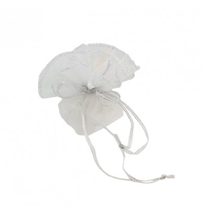 CK6250/LAMARG Tulle d.26 dpp velo c/tirante bordo ARGENTO