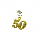 CK8537 Pendente cm2,5x2h 50' ORO c/strass