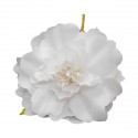 SC034-B Fiore Ortenzia d.7 stoffa BIANCO