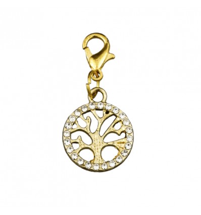 1067463 Pendente ALBERO d.1,7 brillantinato ORO