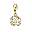 1067463 Pendente ALBERO d.1,7 brillantinato ORO