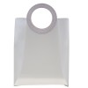 1438014 Borsetta pp sat. 4mis. 26x11x32h manico t.do BIANCA