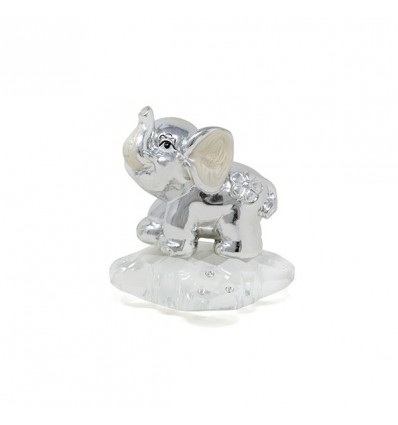 /30364 Elefante arg/avorio s/bs cristallo