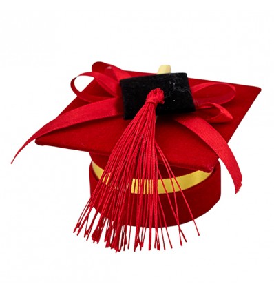 1067533 Scatolina TOCCO c/tocco e pergam. laurea ROSSO