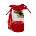 1067535 Boccetta vtr d.3,5x8h laurea c/pendente tocco ROSSO