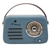 1432002 Radio vintage bluetooth grande 22x9x19 BLUE
