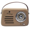 1432004 Radio vintage bluetooth grande 22x9x19 TORTORA