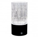 1442002 Lampada/vaso led cilindro d.9x18h NERO
