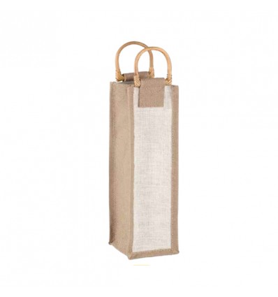 PB 412 Borsa juta 8,5x8,5x34h porta 1 bottiglia