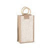 PB 413 Borsa juta 17,5x8x34h porta 2 bottiglie