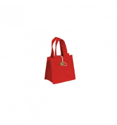 PB 914a Borsa juta 13x8,5x12h ROSSO