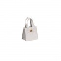 PB 914e Borsa juta 13x8,5x12h BIANCO