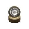 TB 18151 Globo led MONDO STELLE bimba picc. d.6 vetro+base legno c/scat.