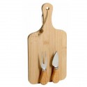 TB 1808 Tagliere Bamboo rettang. 28,5x14 c/2 coltellini