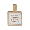 TB 1811 Tagliere Bamboo+ceramica 18x12