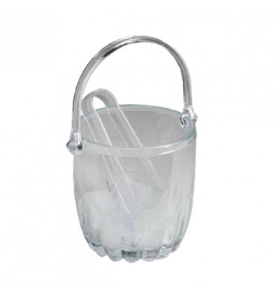 TB 1833 Secchiello vetro d.14,7x13h con pinza
