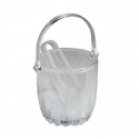 TB 1833 Secchiello vetro d.14,7x13h con pinza