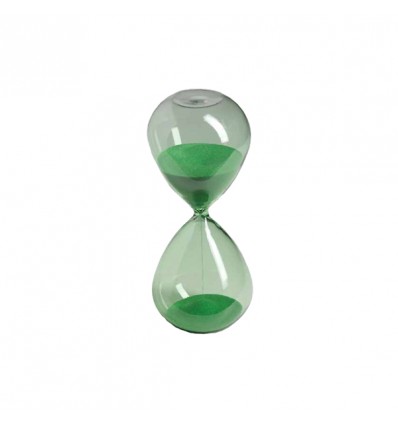 TB 1823 Clessidra d.5,5x12,5h sabbia VERDE