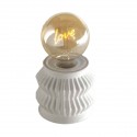 TB 1829 Lampadina ceramica bomb. Love bianca