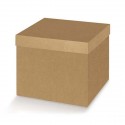 38582 Astuccio cm12x12x4,5 f.do+cop. AVANA