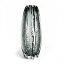 14133 Vaso vetro fume' d.12,5x29,5h