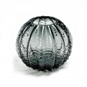 14324 Vaso vetro fume' d.17x15,5h