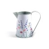 30784 Vaso caraffa in metallo gde 19x13x18,5 dec.floreale
