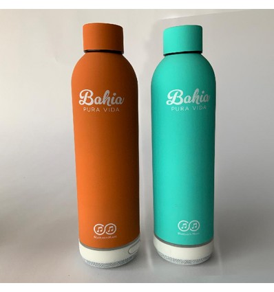 42176 Borraccia term.acciaio 500ml d.7,5x27h bluetooth 2col.