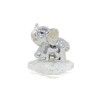 /30364 Elefante arg/avorio s/bs cristallo